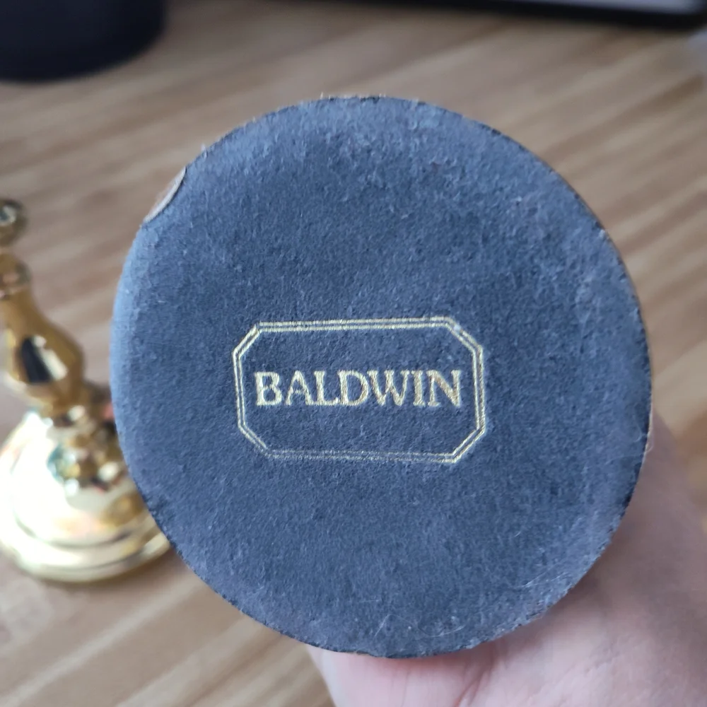 Baldwin Brass Candlestick Holders Pair